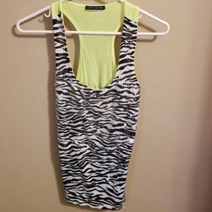 Zebra print tank